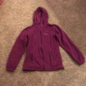 Columbia zip-up hoodie